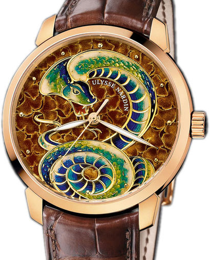 Review Ulysse Nardin 8156-111-2 / SNAKE Classico Enamel Classico San Marco Snake watch price